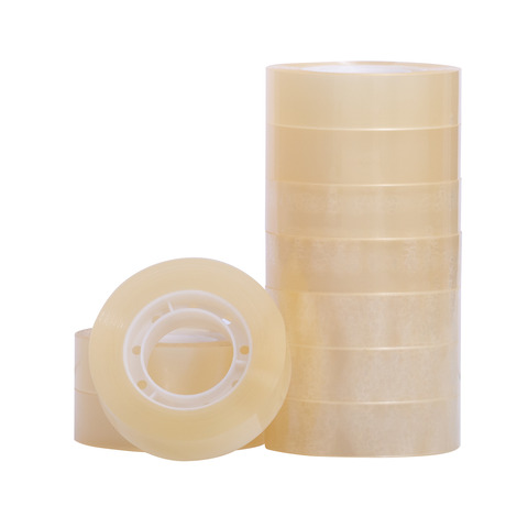 Nastro adesivo trasparente in PP Q-Connect - conf. 10 pezzi - 15 mm x 33 m - KF01787
